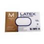 Caja 100 GUANTES LATEX SIN POLVO SANTEX T- M